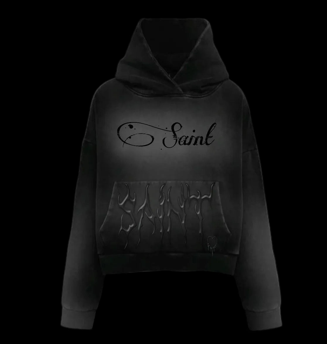 Black Saint Chrome longsleeve hoodie